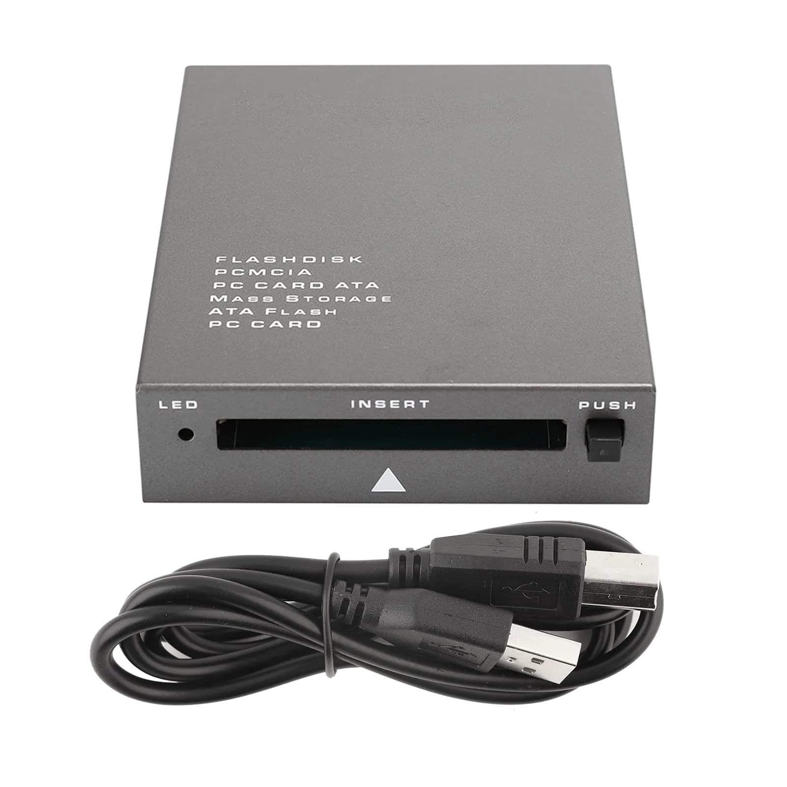 Acogedor USB 2.0 PCMCIA Card Reader | 8.56cm x 5.4cm x 5mm - main product image