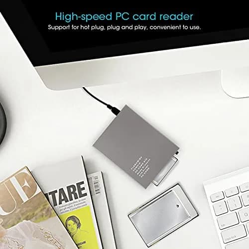 Acogedor USB 2.0 PCMCIA Card Reader | 8.56cm x 5.4cm x 5mm thumbnail 4