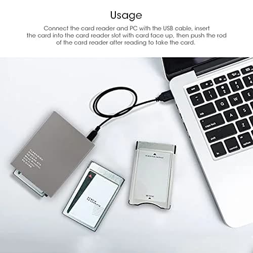Acogedor USB 2.0 PCMCIA Card Reader | 8.56cm x 5.4cm x 5mm thumbnail 5