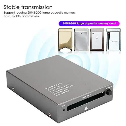 Acogedor USB 2.0 PCMCIA Card Reader | 8.56cm x 5.4cm x 5mm thumbnail 3