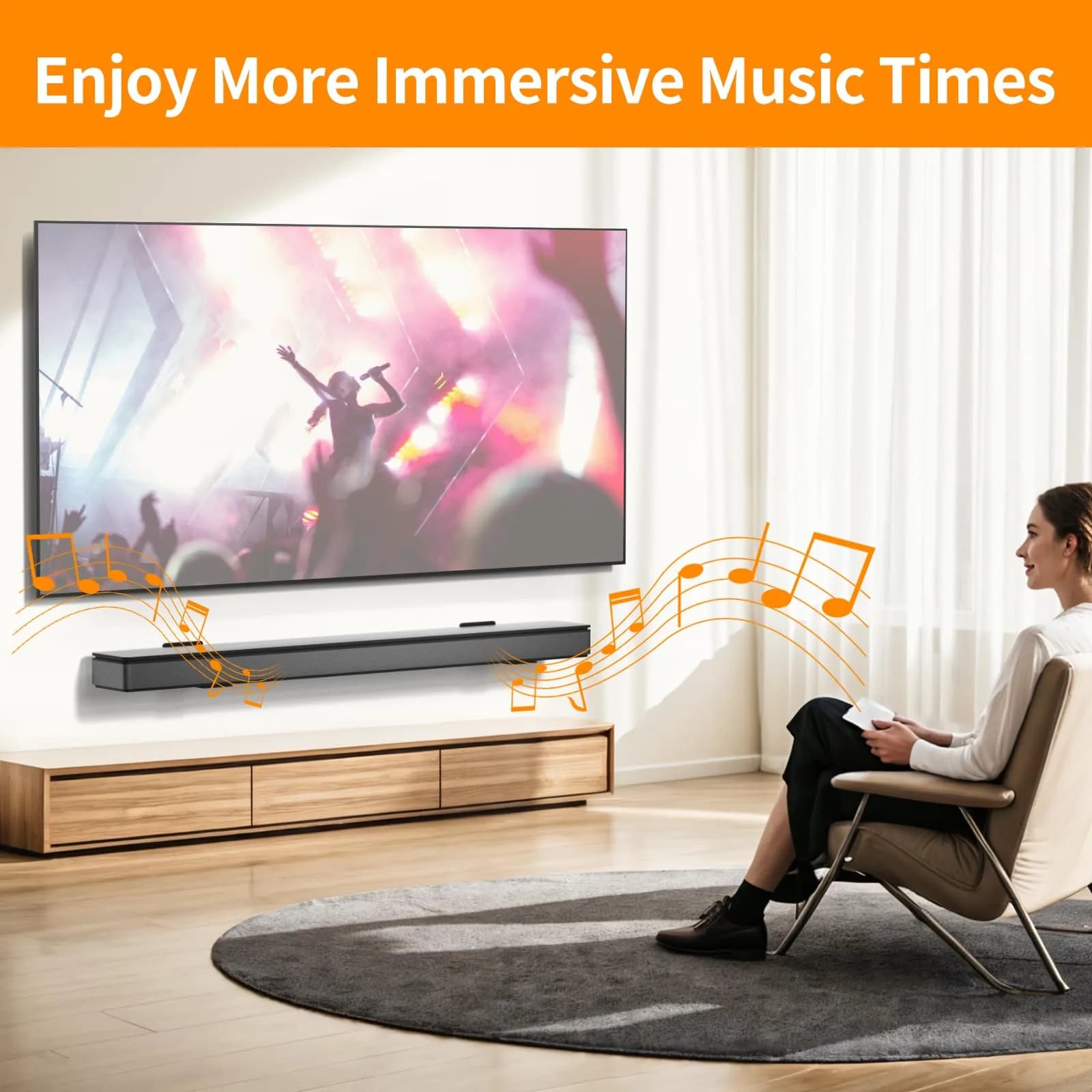 tiebutie Soundbar Wall Mount for Bose WB-300 SoundTouch 300 Smart Soundbar | Stainless Steel Bracket with Hardware Kit - view 7