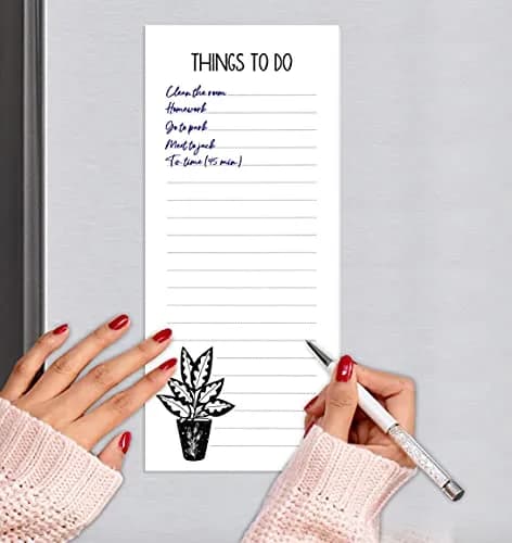 Inkdotpot Magnetic Fridge To-Do List Notepads 3-Pack | 50 Sheets Each, 21.9 cm x 9.6 cm (8.75" x 3.8") thumbnail 6