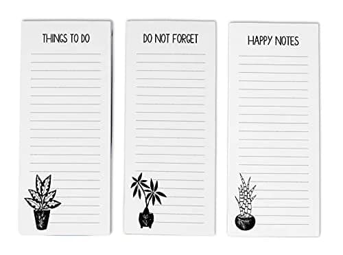 Inkdotpot Magnetic Fridge To-Do List Notepads 3-Pack | 50 Sheets Each, 21.9 cm x 9.6 cm (8.75" x 3.8") thumbnail 1
