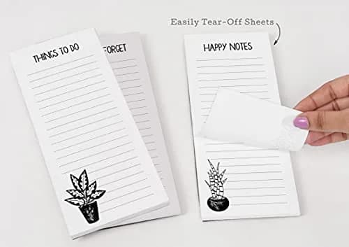 Inkdotpot Magnetic Fridge To-Do List Notepads 3-Pack | 50 Sheets Each, 21.9 cm x 9.6 cm (8.75" x 3.8") thumbnail 7