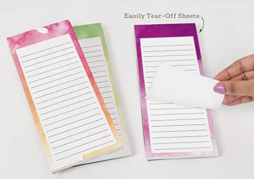 Inkdotpot Magnetic Fridge To-Do List Notepads 25.7cm (10.1" L) | Pack of 3, 50 Sheets Each, Rose Pink thumbnail 7