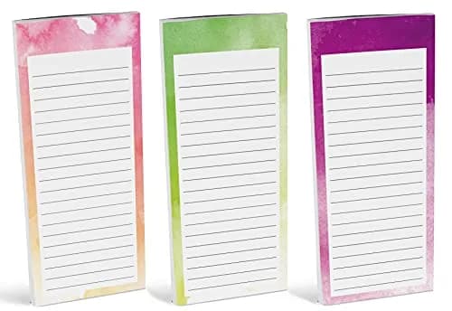 Inkdotpot Magnetic Fridge To-Do List Notepads 25.7cm (10.1" L) | Pack of 3, 50 Sheets Each, Rose Pink thumbnail 2