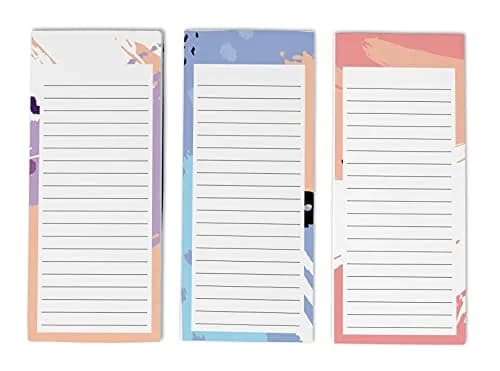 Inkdotpot Magnetic Fridge To-Do List Notepads 3-Pack | 8.75" x 3.8" (22.2cm x 9.7cm) | 150 Sheets Total thumbnail 1