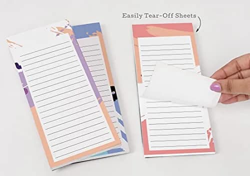 Inkdotpot Magnetic Fridge To-Do List Notepads 3-Pack | 8.75" x 3.8" (22.2cm x 9.7cm) | 150 Sheets Total thumbnail 7