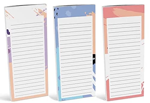 Inkdotpot Magnetic Fridge To-Do List Notepads 3-Pack | 8.75" x 3.8" (22.2cm x 9.7cm) | 150 Sheets Total thumbnail 2