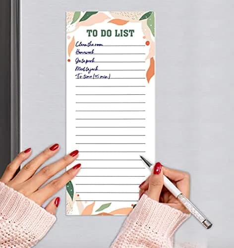 Inkdotpot Magnetic Fridge To-Do List Notepads 3-Pack | 20.95cm x 9.65cm (8.25" x 3.8") thumbnail 6