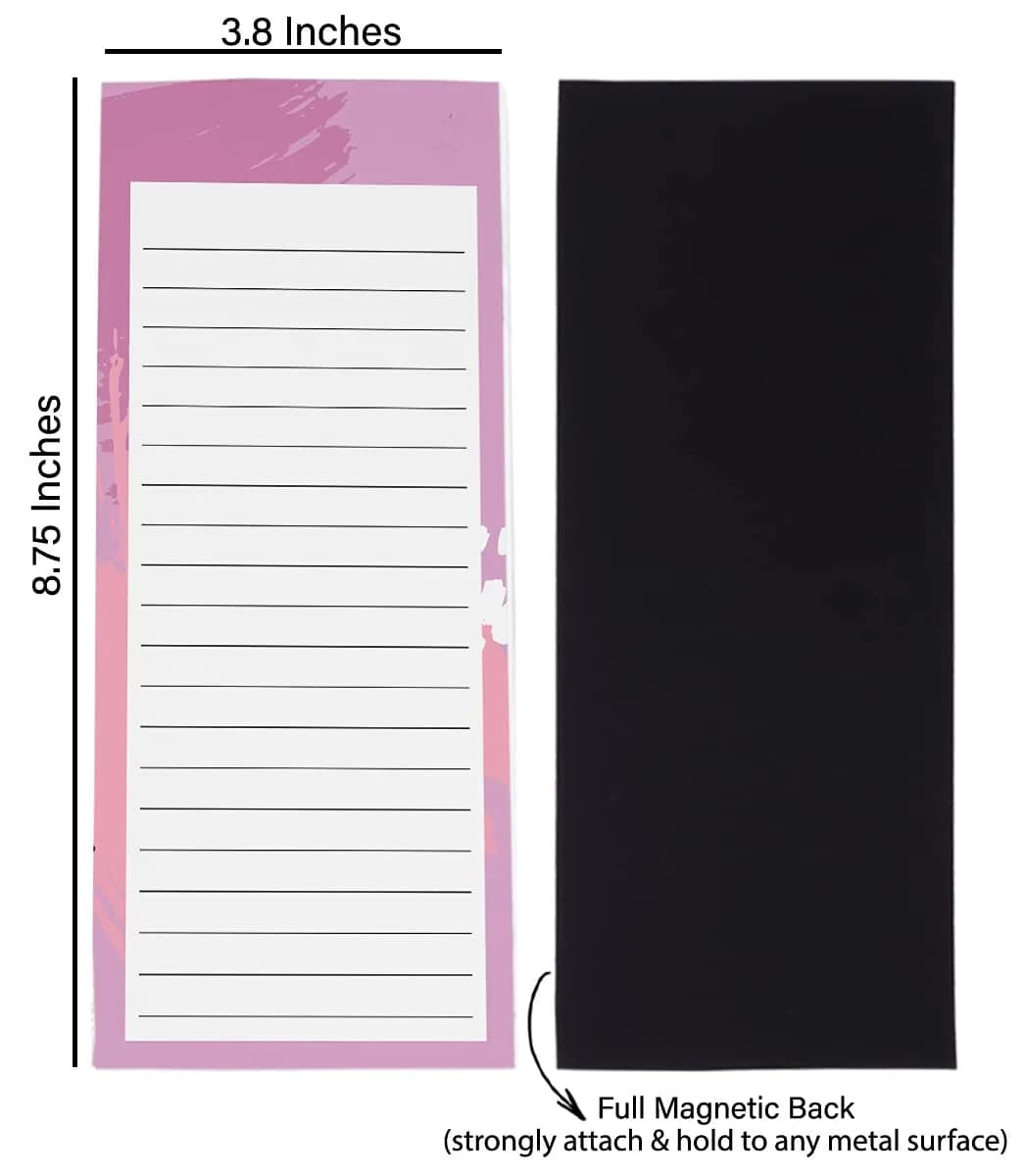 Inkdotpot Magnetic Fridge To-Do List Notepads 3-Pack | 50 Sheets Each | USA Import - view 5