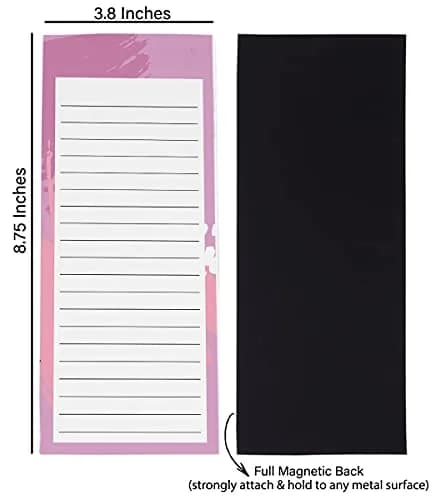 Inkdotpot Magnetic Fridge To-Do List Notepads 3-Pack | 50 Sheets Each | USA Import thumbnail 5