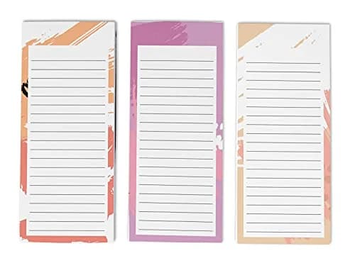 Inkdotpot Magnetic Fridge To-Do List Notepads 3-Pack | 50 Sheets Each | USA Import thumbnail 1