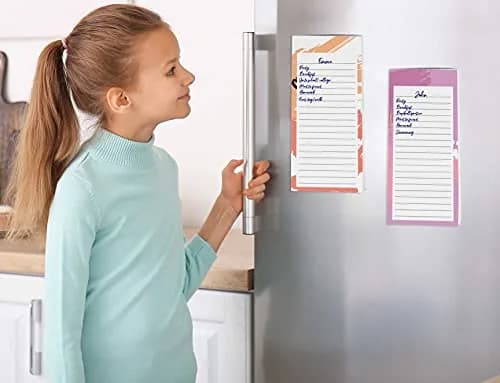 Inkdotpot Magnetic Fridge To-Do List Notepads 3-Pack | 50 Sheets Each | USA Import thumbnail 3