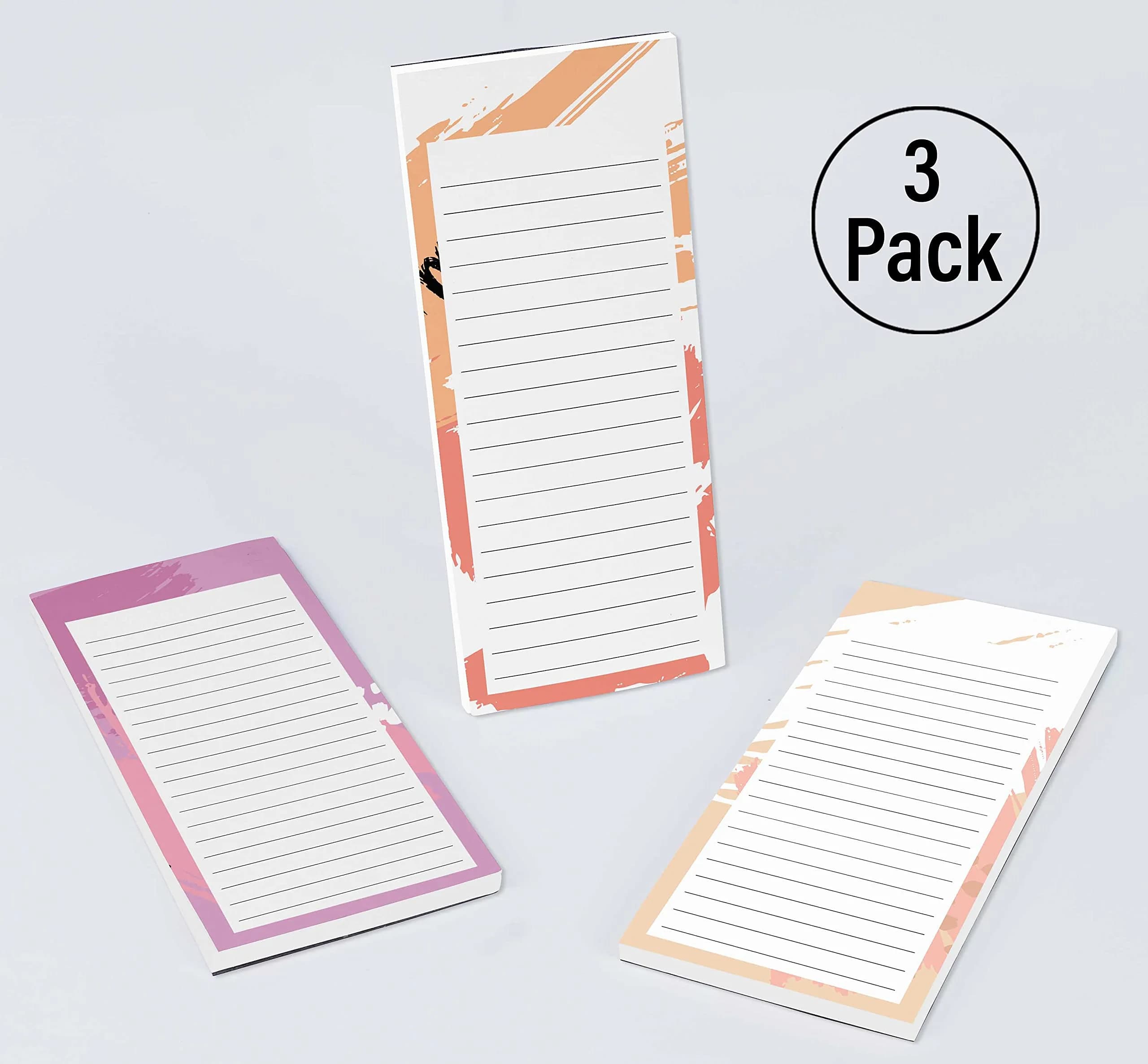 Inkdotpot Magnetic Fridge To-Do List Notepads 3-Pack | 50 Sheets Each | USA Import - view 4