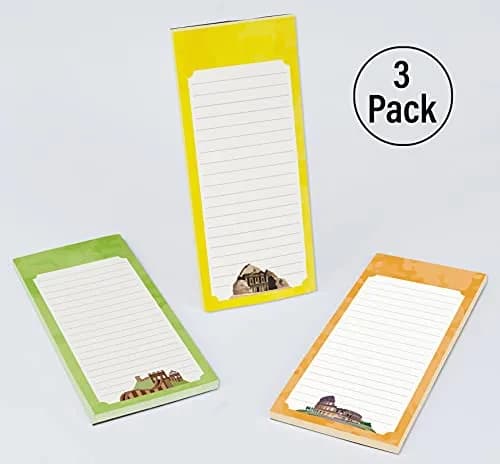 Inkdotpot Magnetic Fridge To-Do List Notepads 3-Pack | 21.9 cm x 9.7 cm (8.75" x 3.8") thumbnail 4
