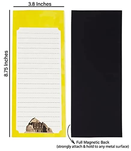 Inkdotpot Magnetic Fridge To-Do List Notepads 3-Pack | 21.9 cm x 9.7 cm (8.75" x 3.8") thumbnail 5