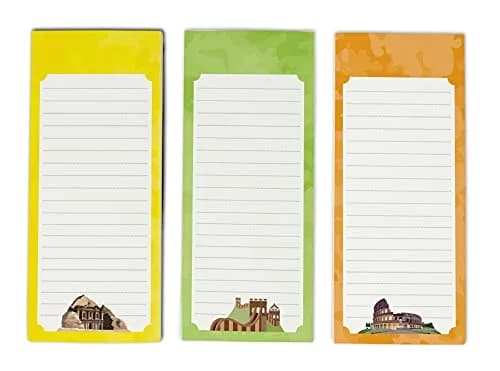 Inkdotpot Magnetic Fridge To-Do List Notepads 3-Pack | 21.9 cm x 9.7 cm (8.75" x 3.8") thumbnail 1