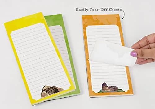 Inkdotpot Magnetic Fridge To-Do List Notepads 3-Pack | 21.9 cm x 9.7 cm (8.75" x 3.8") thumbnail 7