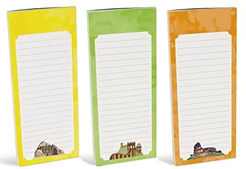 Inkdotpot Magnetic Fridge To-Do List Notepads 3-Pack | 21.9 cm x 9.7 cm (8.75" x 3.8") thumbnail 2