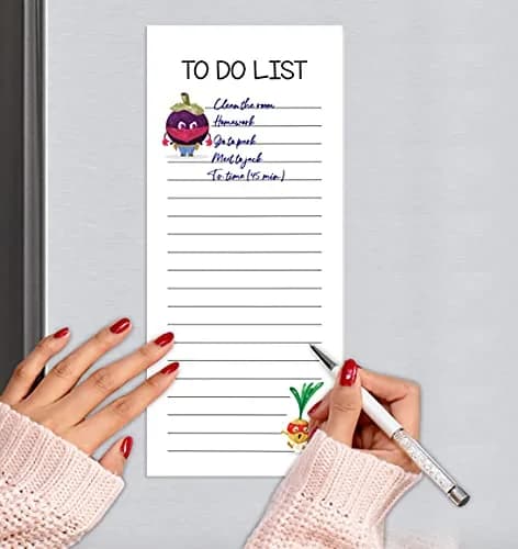 Inkdotpot Magnetic Fridge To-Do List Notepads 3-Pack | 22.2cm x 9.6cm (8.75" x 3.8") thumbnail 6