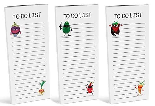 Inkdotpot Magnetic Fridge To-Do List Notepads 3-Pack | 22.2cm x 9.6cm (8.75" x 3.8") thumbnail 2