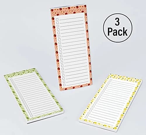 Inkdotpot Magnetic Fridge To-Do List Notepads 3-Pack | 21.9 cm x 9.5 cm (8.75" x 3.8") thumbnail 4