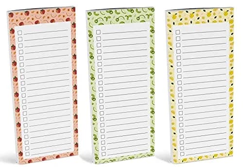 Inkdotpot Magnetic Fridge To-Do List Notepads 3-Pack | 21.9 cm x 9.5 cm (8.75" x 3.8") thumbnail 2