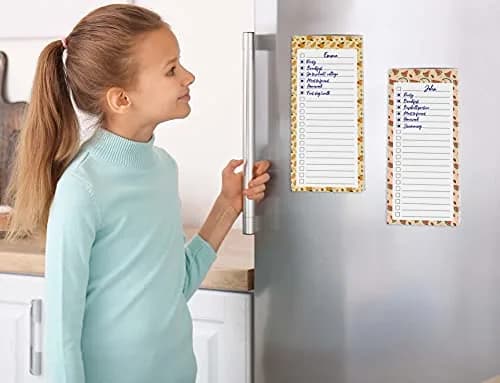 Inkdotpot Magnetic Fridge To-Do List Notepads 3-Pack | 21.9 cm x 9.5 cm (8.75" x 3.8") thumbnail 3