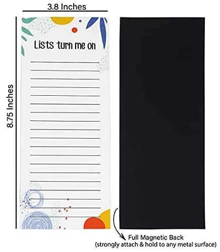 Inkdotpot Magnetic Fridge To-Do List Notepads 3-Pack | 21.97cm x 9.65cm (8.75" x 3.8") thumbnail 5