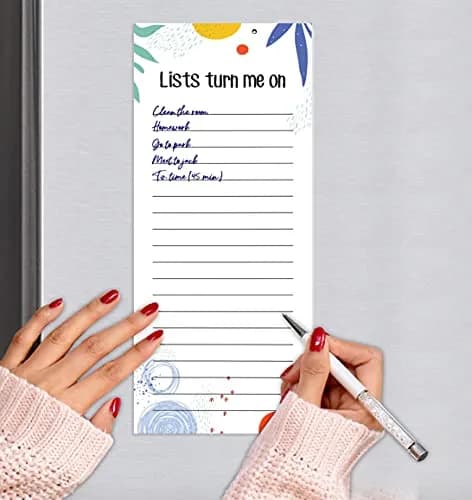 Inkdotpot Magnetic Fridge To-Do List Notepads 3-Pack | 21.97cm x 9.65cm (8.75" x 3.8") thumbnail 6
