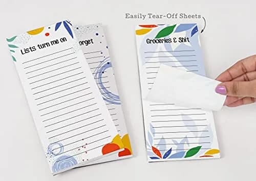 Inkdotpot Magnetic Fridge To-Do List Notepads 3-Pack | 21.97cm x 9.65cm (8.75" x 3.8") thumbnail 7