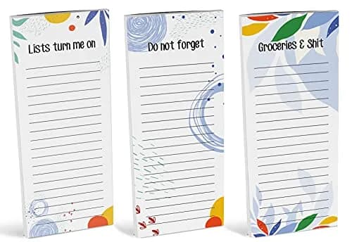 Inkdotpot Magnetic Fridge To-Do List Notepads 3-Pack | 21.97cm x 9.65cm (8.75" x 3.8") thumbnail 2