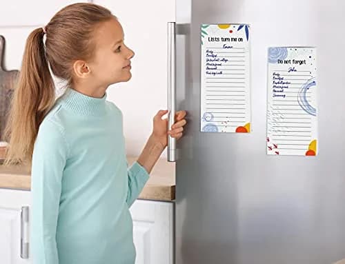 Inkdotpot Magnetic Fridge To-Do List Notepads 3-Pack | 21.97cm x 9.65cm (8.75" x 3.8") thumbnail 3