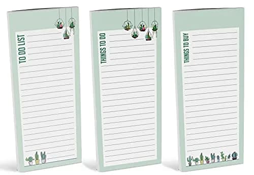 Inkdotpot Magnetic Fridge To-Do List Notepads 3-Pack | 22.2cm x 9.7cm (8.75" x 3.8") thumbnail 2