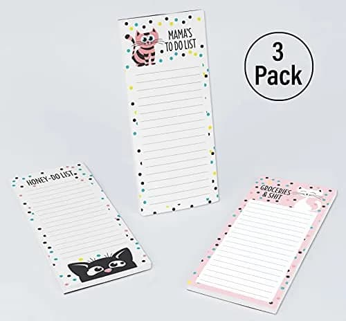 Inkdotpot Magnetic Fridge To-Do List Notepads 3-Pack | 21.9 cm x 9.6 cm (8.75" x 3.8") thumbnail 4
