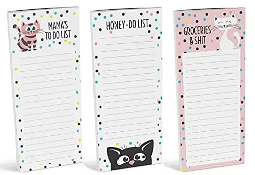 Inkdotpot Magnetic Fridge To-Do List Notepads 3-Pack | 21.9 cm x 9.6 cm (8.75" x 3.8") thumbnail 2