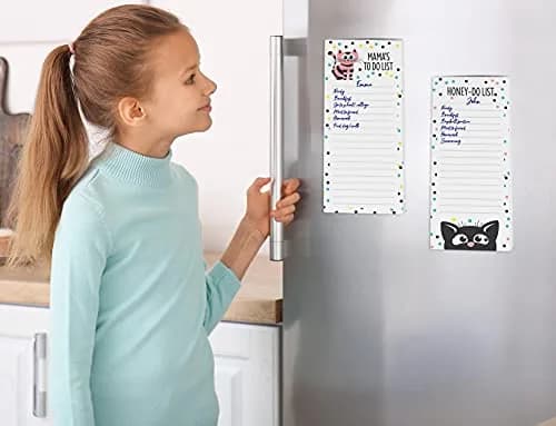 Inkdotpot Magnetic Fridge To-Do List Notepads 3-Pack | 21.9 cm x 9.6 cm (8.75" x 3.8") thumbnail 3
