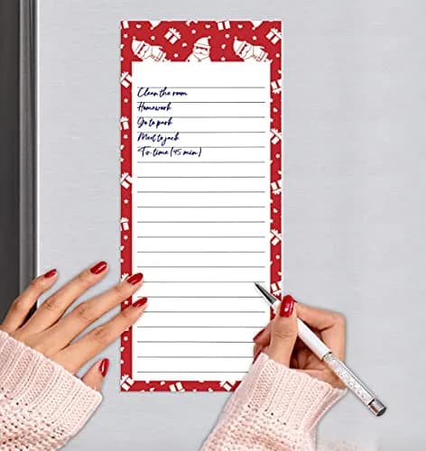 Inkdotpot Magnetic Fridge To-Do List Notepads 3-Pack | 22.2cm x 9.7cm (8.75" x 3.8") thumbnail 6