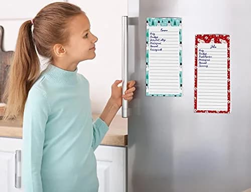 Inkdotpot Magnetic Fridge To-Do List Notepads 3-Pack | 22.2cm x 9.7cm (8.75" x 3.8") thumbnail 3