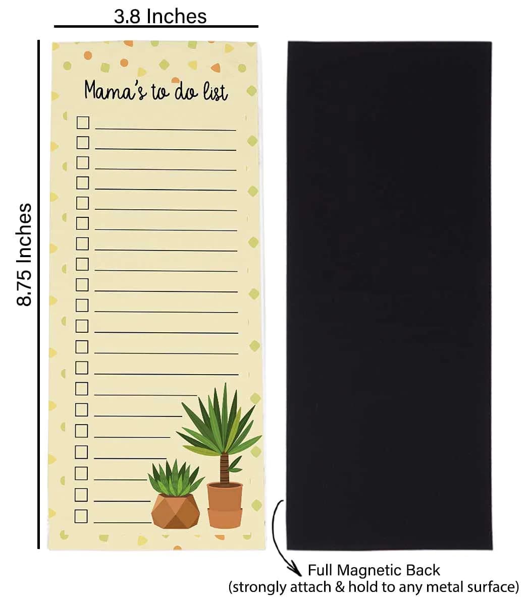 Inkdotpot Magnetic Fridge To-Do List Notepads 3-Pack | 21.97cm x 9.65cm (8.75" x 3.8") - view 5