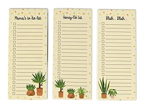 Inkdotpot Magnetic Fridge To-Do List Notepads 3-Pack | 21.97cm x 9.65cm (8.75" x 3.8") thumbnail 1