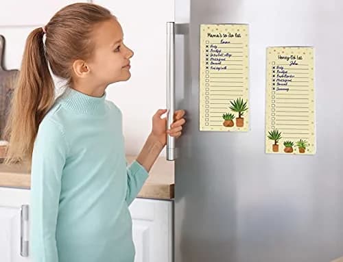 Inkdotpot Magnetic Fridge To-Do List Notepads 3-Pack | 21.97cm x 9.65cm (8.75" x 3.8") thumbnail 3