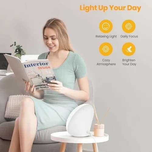 LASTAR 10000 Lux Sunlight Lamp 156 g (5.5 oz) | Touch Control Daylight Lamp with 4 Color Temps thumbnail 5