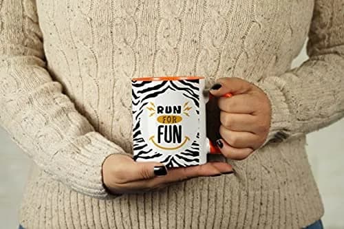 Inkdotpot Orange 11oz Ceramic Coffee Mug | Funny Fitness Lover Novelty Gift thumbnail 2