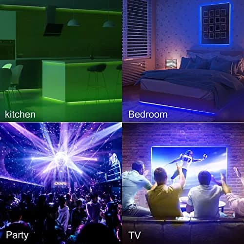 SUPERNIGHT 16.4ft Blue Waterproof LED Strip Light | 600 LEDs, 12V, IP65 thumbnail 6