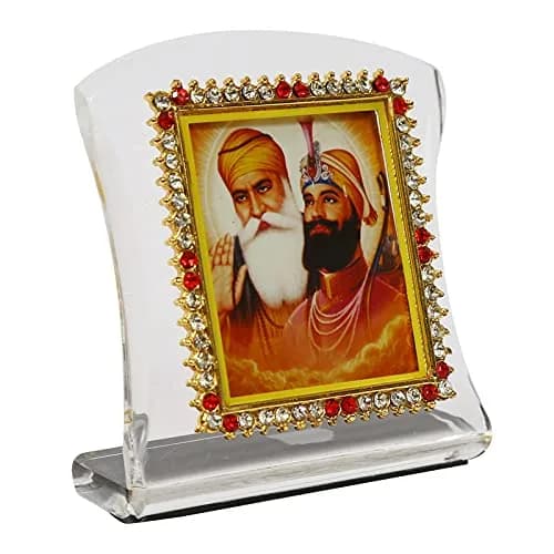 BISMAADH Religious Idol Acrylic Showpiece Figurine 8cm (3.15in) | Handmade for Car Dashboard, Home & Office Décor thumbnail 2