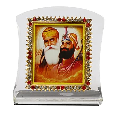 BISMAADH Religious Idol Acrylic Showpiece Figurine 8cm (3.15in) | Handmade for Car Dashboard, Home & Office Décor thumbnail 4