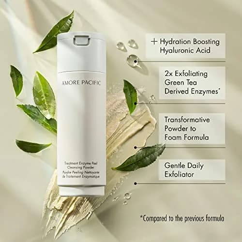 AMOREPACIFIC Treatment Enzyme Peel Cleansing Powder | Gentle Daily Exfoliator with Hyaluronic Acid & Green Tea, 1.9 oz thumbnail 4