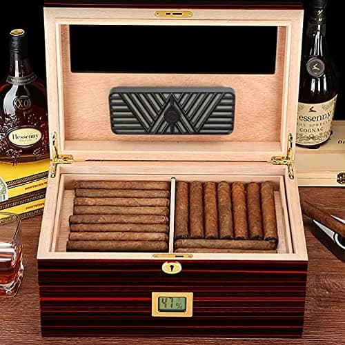 Scotte Cigar Humidifier Rectangle Humidor Keep Cigars & Tobacco Fresh | Compact & Easy to Use thumbnail 6
